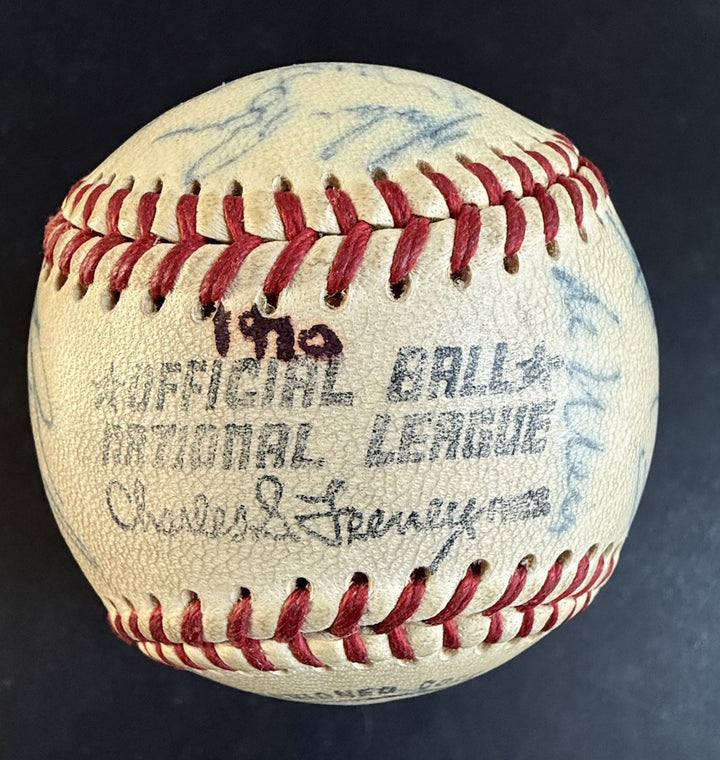 1970 Ny Mets Team Signed Baseball Nolan Ryan Tom Seaver Gil Hodges Berra PSA COA
