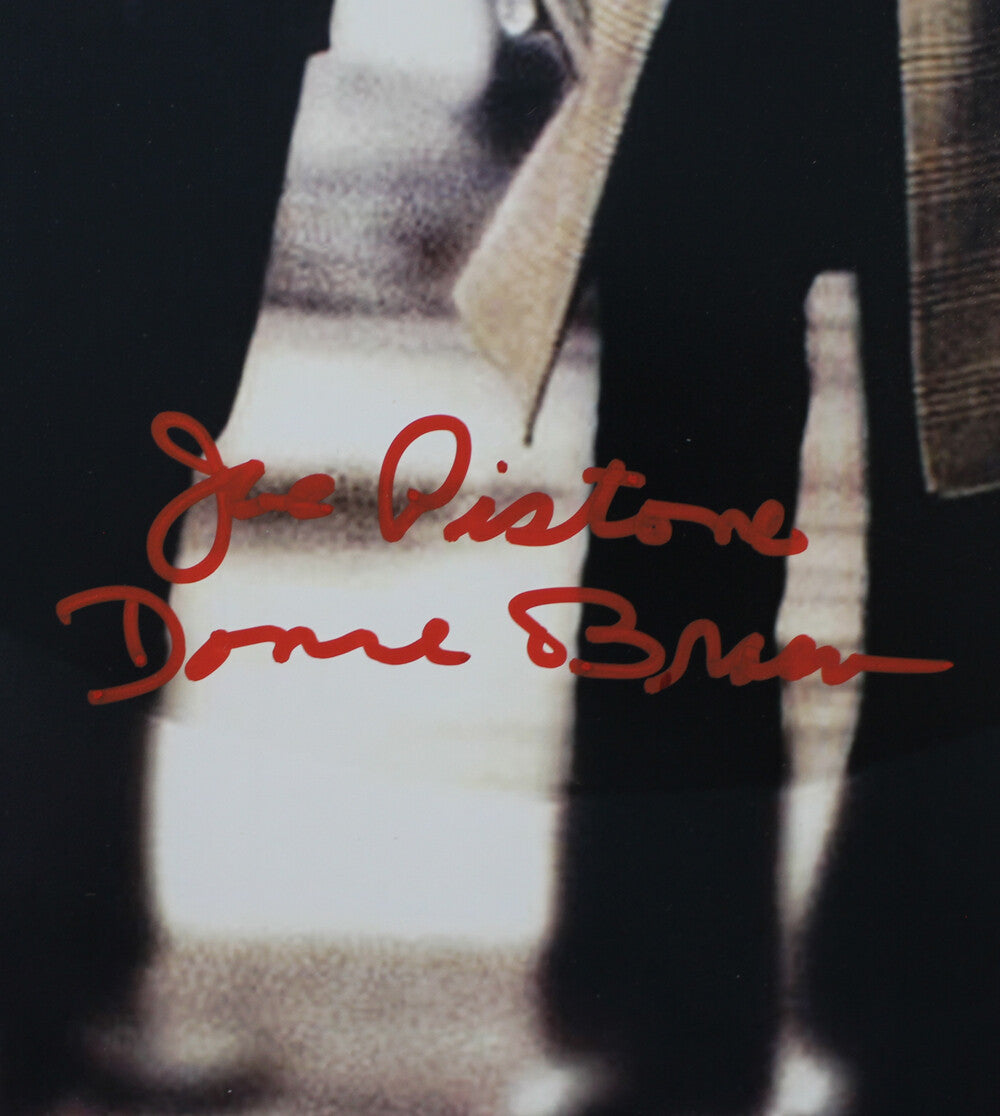 Joe Pistone Autographed/Signed Donnie Brasco 11x17 Photo JSA 38685