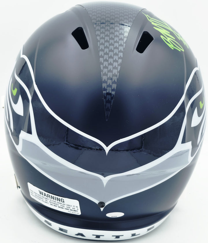 Byron Murphy II Signed Seahawks Blue Full Size Speed Replica Helmet MCS Holo
