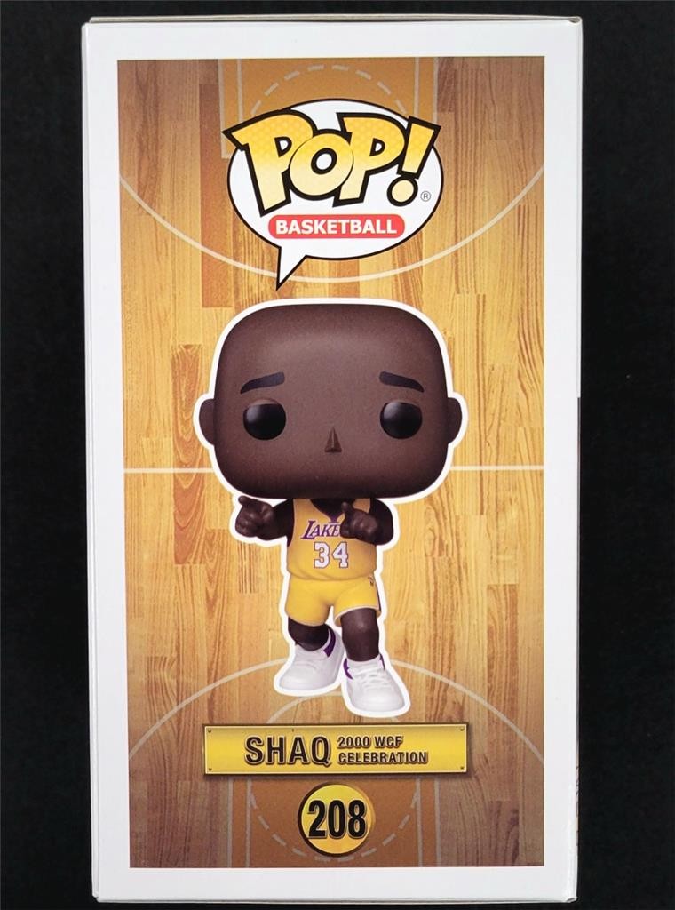 Shaquille O'Neal Shaq signed Lakers 2002 WCF Celebration Funko Pop! 209 auto PSA