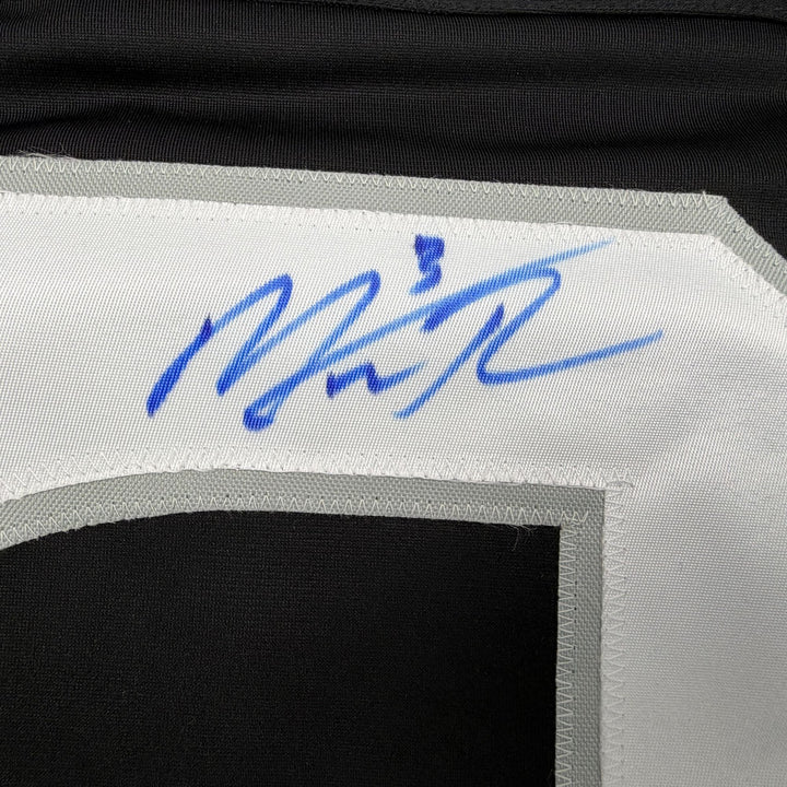 Autographed/Signed Matt Roy Los Angeles LA Black Hockey Jersey Beckett COA