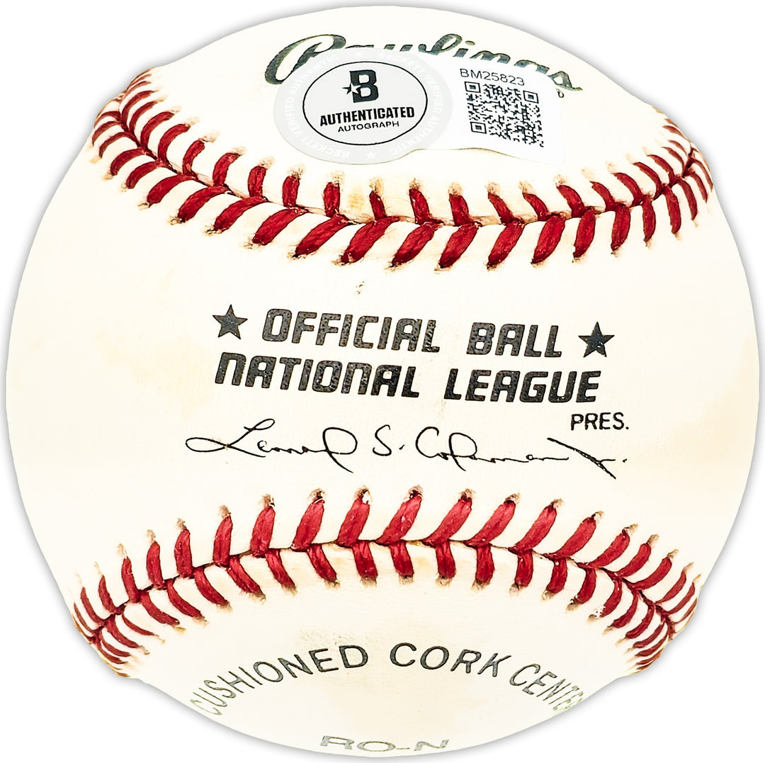 Angel Echevarria Signed NL Baseball Rockies, Cubs Beckett #BM25823