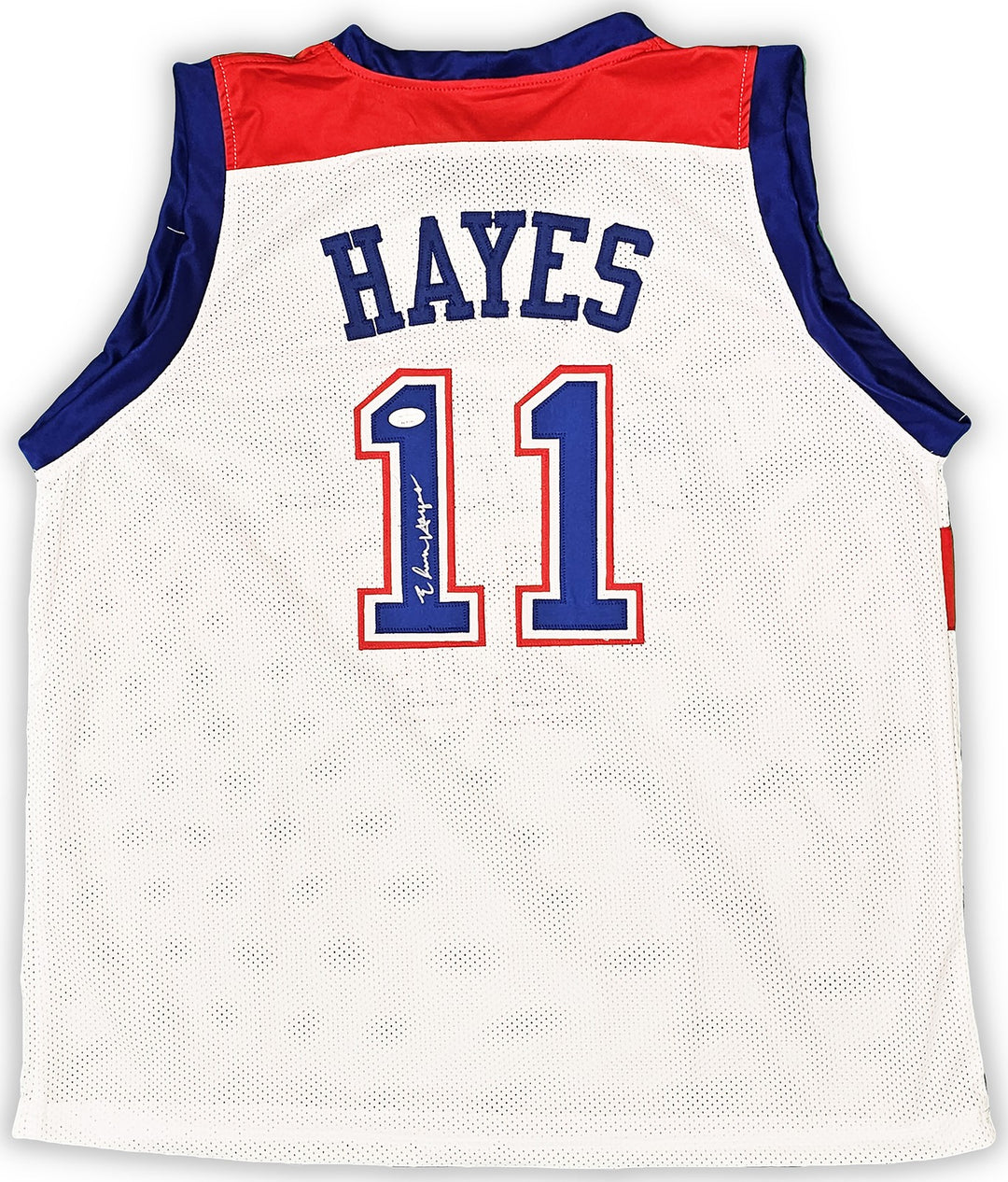 Washington Bullets Elvin Hayes Autographed Signed White Jersey JSA