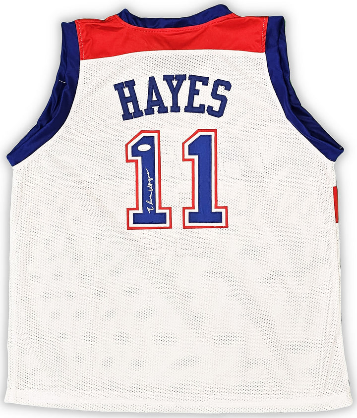 Washington Bullets Elvin Hayes Autographed Signed White Jersey JSA