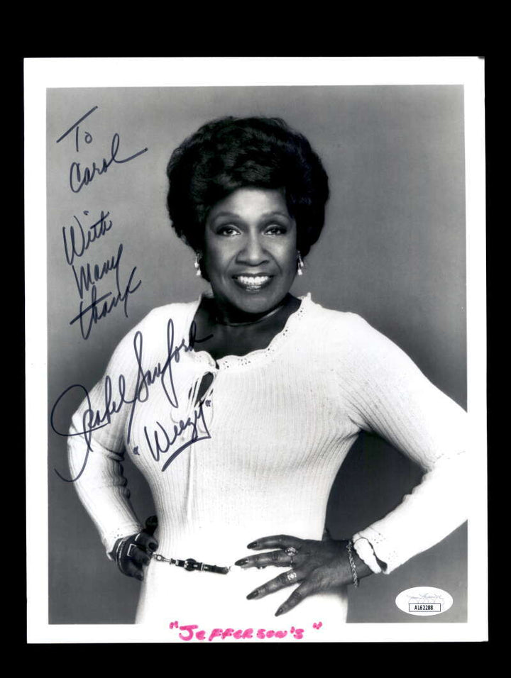 Isabel Sanford JSA Coa Signed 8x10 Photo Jeffersons Autograph