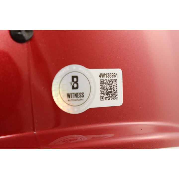 Sam Bradford Autographed Oklahoma Sooners F/S Helmet Heisman Beckett 54269