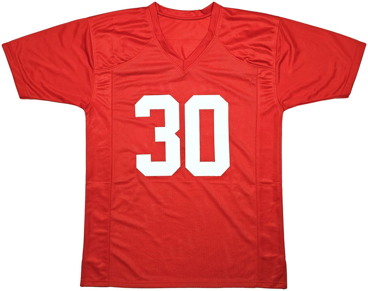 Nebraska Cornhuskers Mike Rozier Auto Signed Red Jersey "Heisman 1983" Beckett