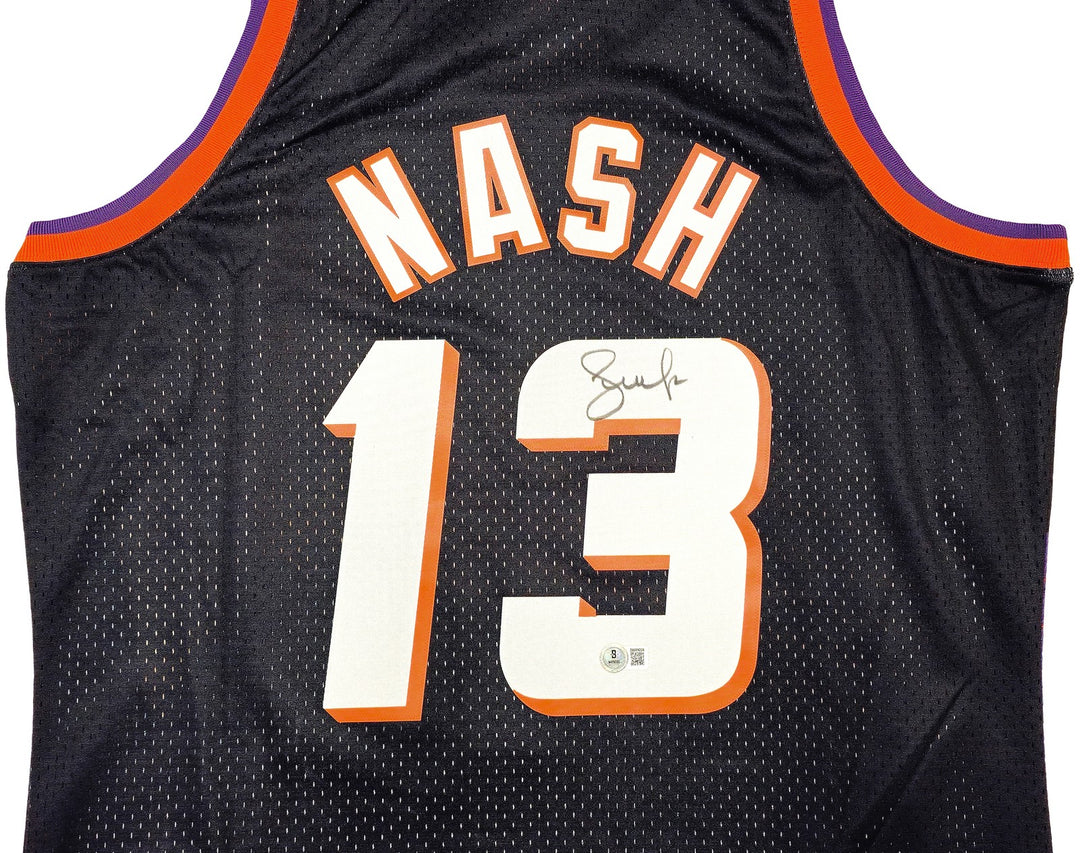 Suns Steve Nash Auto Black Authentic Mitchell Ness 1996-97 HWC Swingman Jersey L