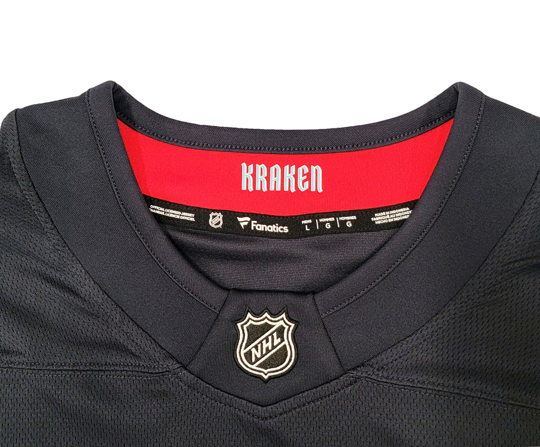 Seattle Kraken Philipp Grubauer Auto Blue Fanatics Jersey Size XL Fanatics Holo