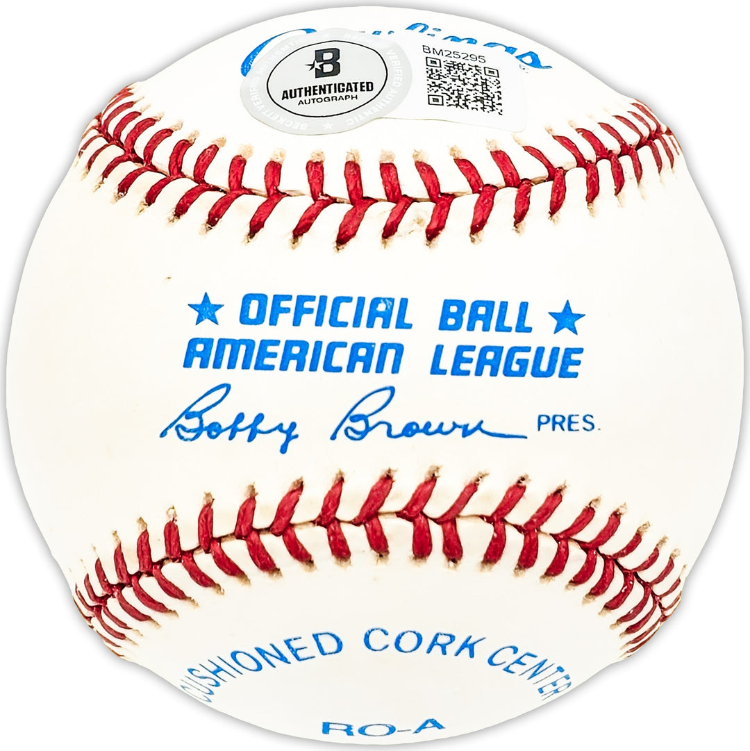 Lee Walls Autographed Signed AL Baseball Phillies, Dodgers Beckett QR #BM25295
