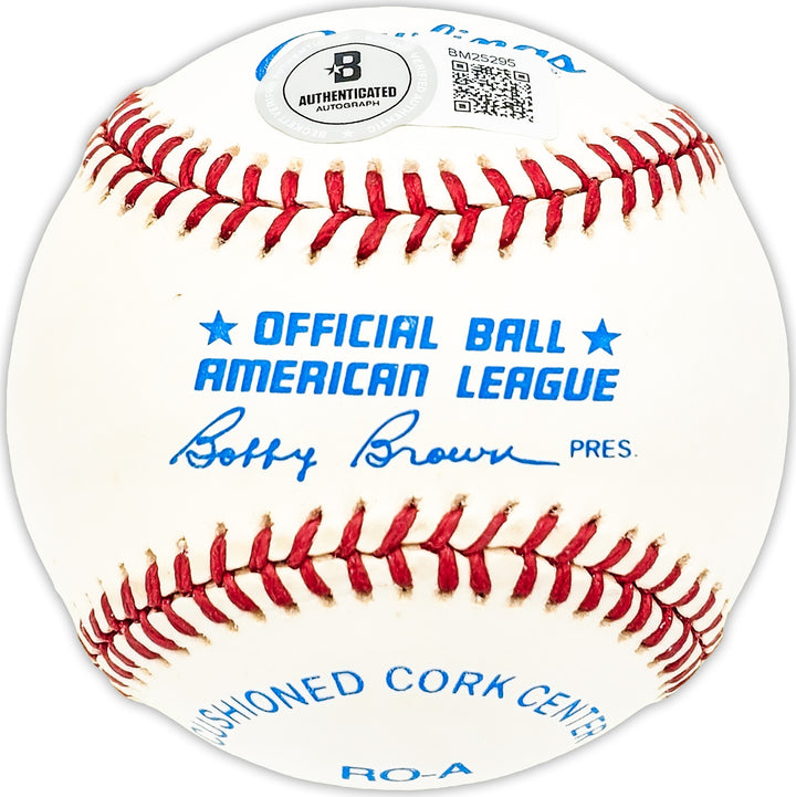 Lee Walls Autographed Signed AL Baseball Phillies, Dodgers Beckett QR #BM25295