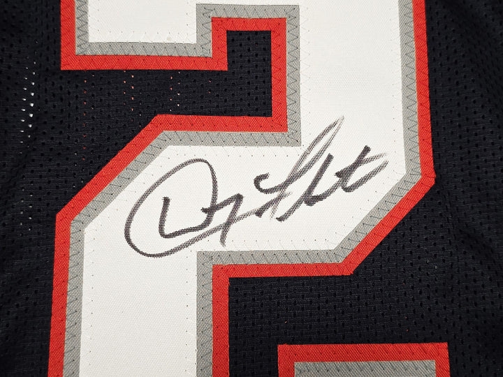 New England Patriots Doug Flutie Signed Blue Jersey Beckett Witness