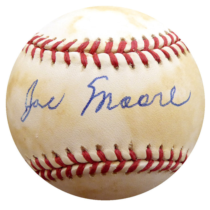 Joe Moore Autographed Signed Official NL Baseball New York Giants Beckett BAS