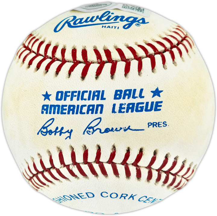 Willie Mays Signed AL Baseball San Francisco Giants Beckett