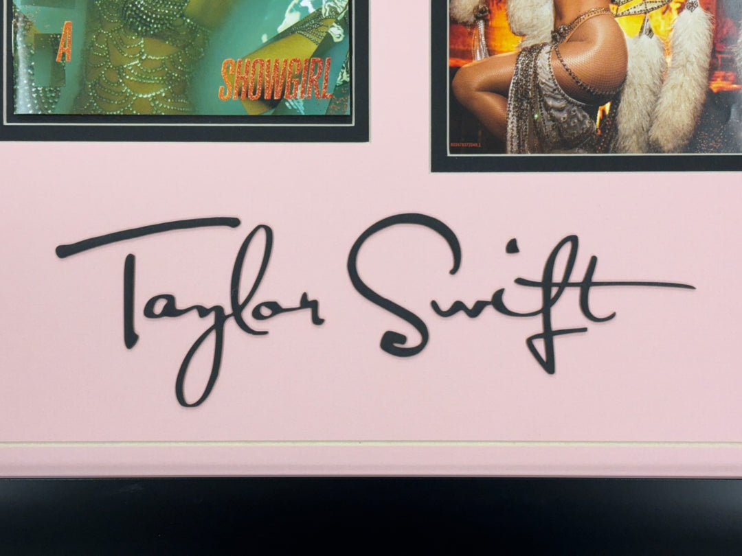 Taylor Swift Autographed Life Of A Showgirl CD Framed Album JSA COA Signed Photo