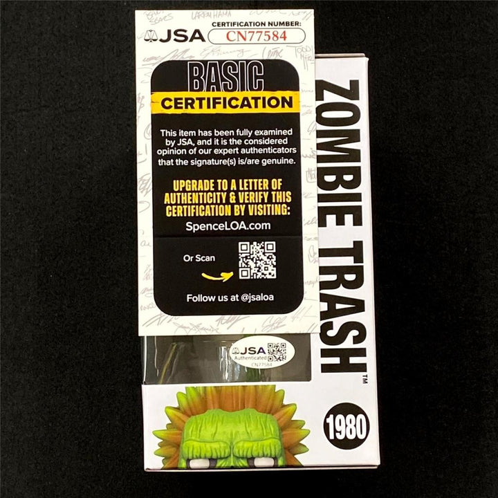 Linnea Quigley signed Zombie Trash Return of Living Dead Funko Pop! Grn auto JSA