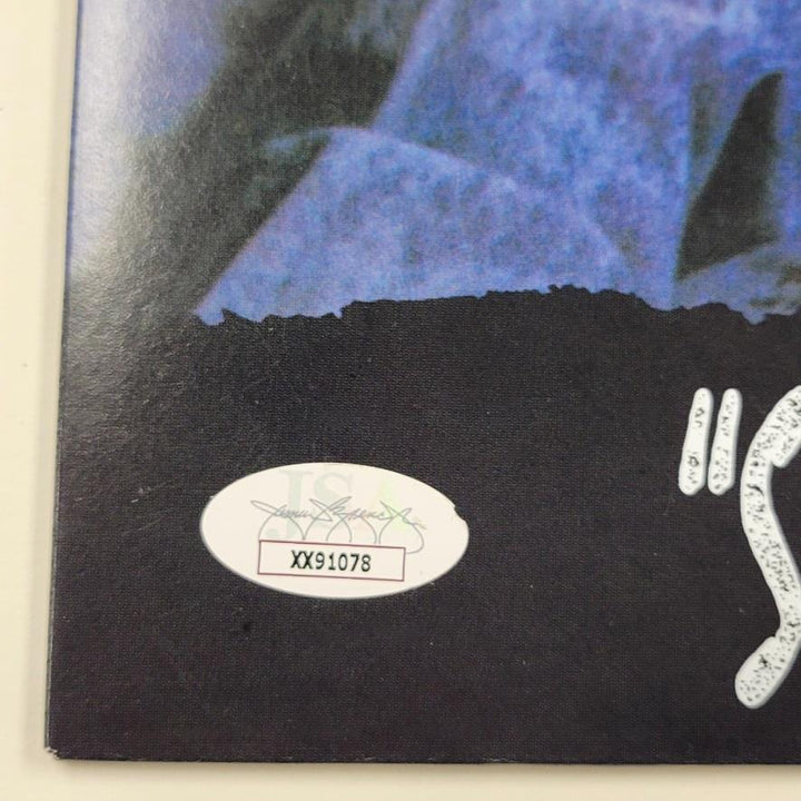 Dr. Dre signed N.W.A "Straight Outta Compton" vinyl record album cover LP JSA