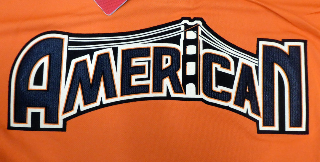 Mariners Ichiro Suzuki Auto Orange 2007 All Star Majestic CoolBase Jersey MVP XL