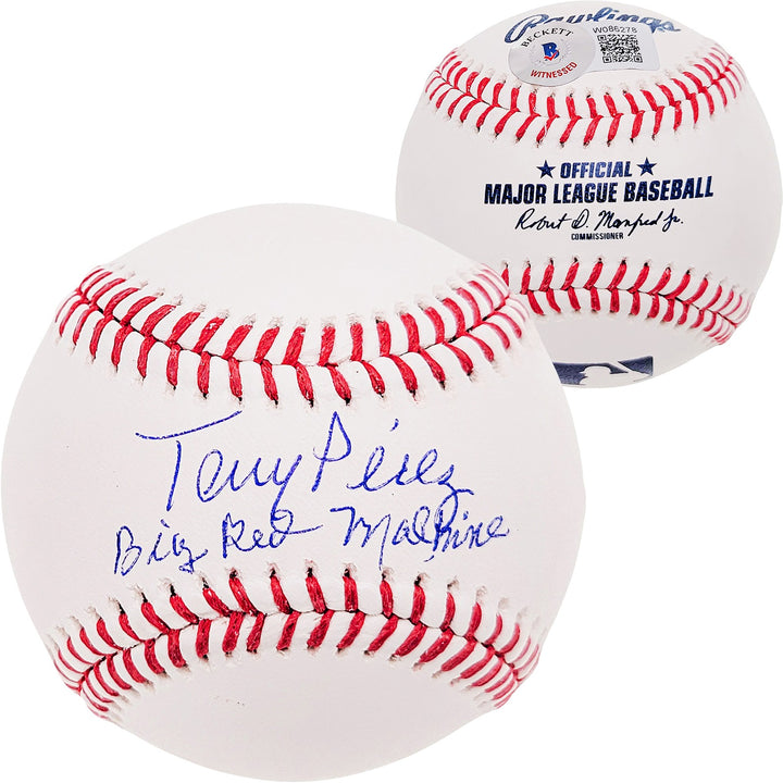 Tony Perez Signed MLB Baseball Cincinnati Reds "Big Red Machine" Beckett Wit