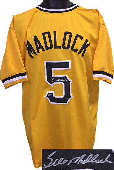 Bill Madlock signed Yellow TB Custom Stitched Baseball Jersey XL- Madlock Holo