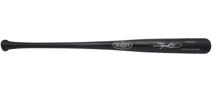 Sammy Sosa Signed Black L Slugger Pro Stock Baseball Bat Cubs Beckett Witness