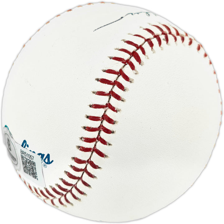 Rod Carew Signed MLB Baseball Twins, Angels Beckett #BR51057