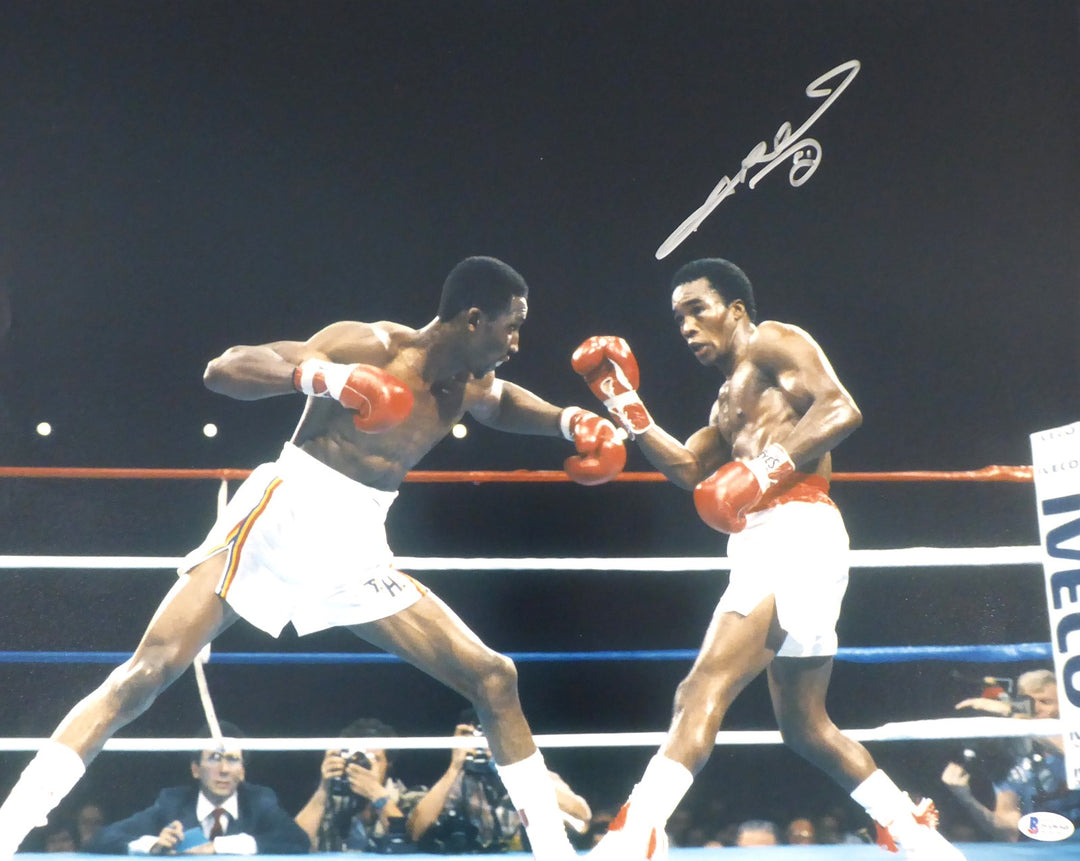 Sugar Ray Leonard Autographed Signed 16x20 Photo Beckett BAS