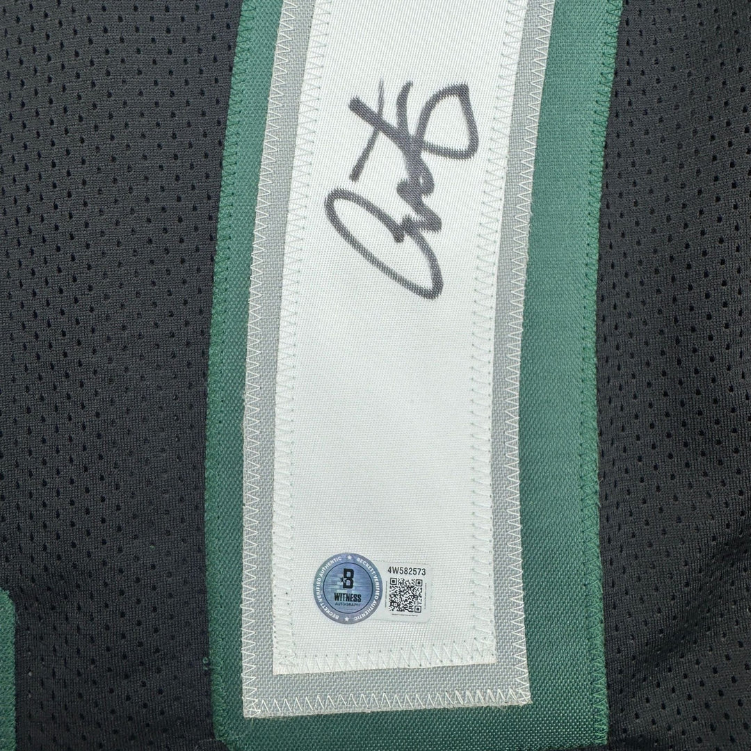 Autographed/Signed Alshon Jeffery Philadelphia Black Football Jersey Beckett COA
