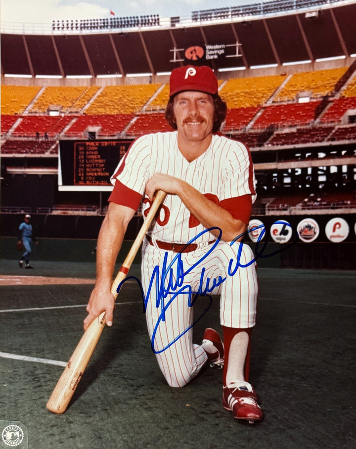 Mike Schmidt signed Philadelphia Phillies MLB 8x10 Photo minor dings- COA/Ticket