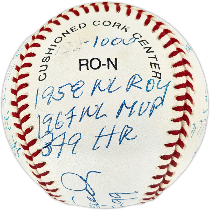 Orlando Cepeda Auto NL Statball Baseball Giants 16 Inscriptions #/1000 Beckett