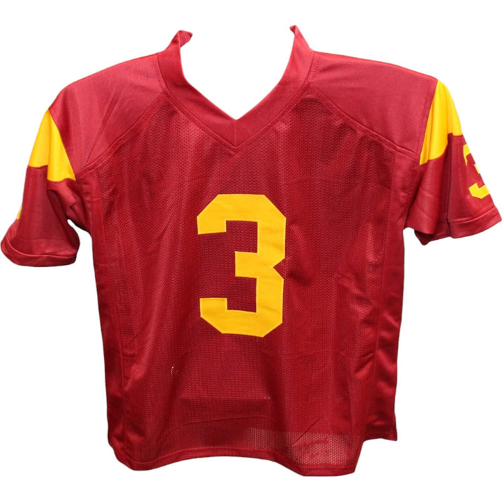 Jordan Addison Autographed/Signed College Style Red Jersey Beckett 42776