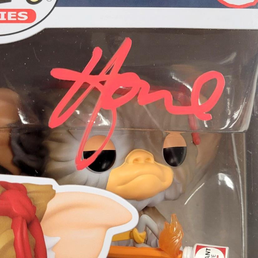 Howie Mandel signed Gizmo with Bow Funko Pop 1753 Gremlins autograph Beckett BAS