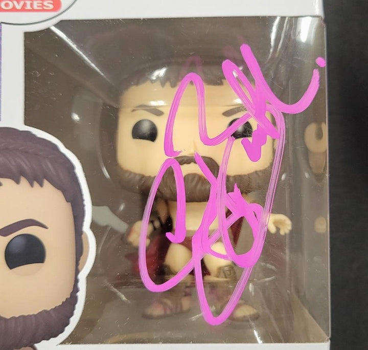 Gerard Butler signed Leonidas 300 Funko Pop! 1473 autograph (A) ~ Beckett BAS