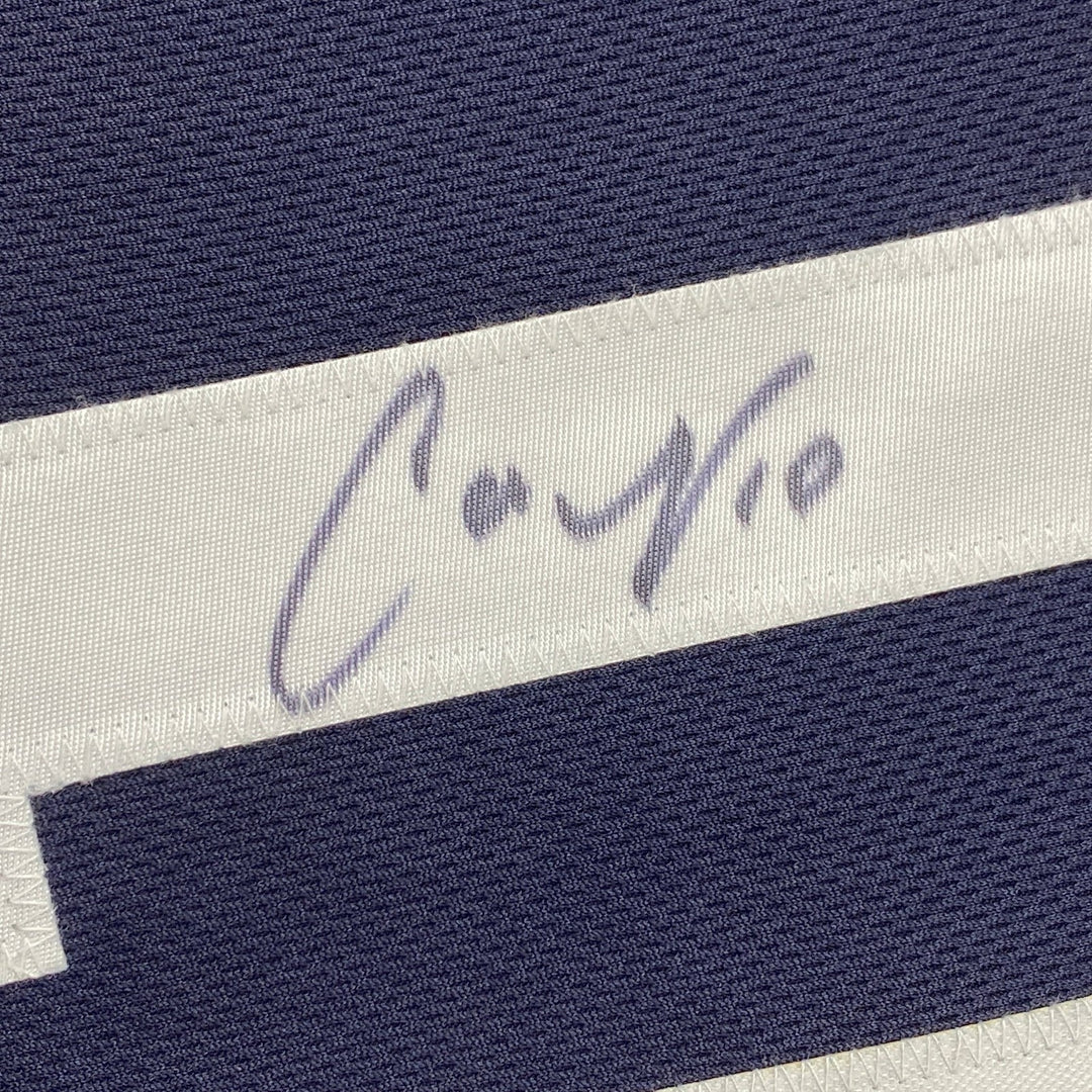 Autographed/Signed Carli Lloyd Navy Blue Team USA Jersey JSA COA Auto