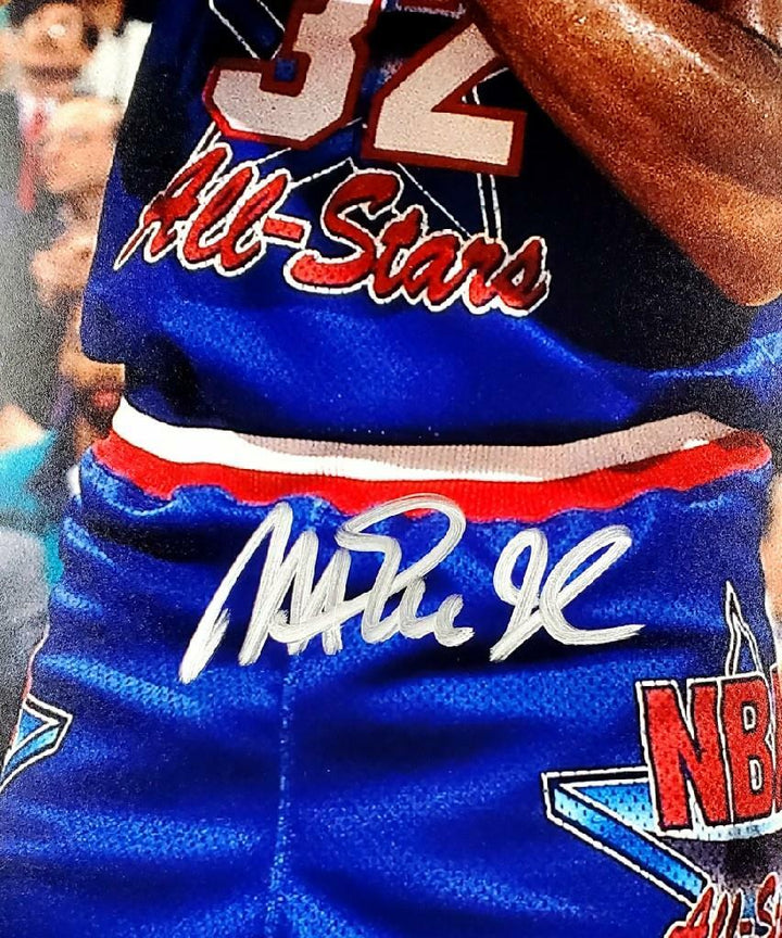 Magic Johnson autograph signed 16x20 Photo 92 All-Star MVP ~ Beckett BAS Holo