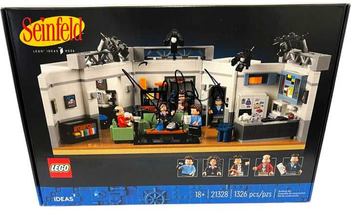 JERRY SEINFELD SIGNED LEGO IDEAS SEINFELD APARTMENT 21328 NEW SEALED BOX JSA