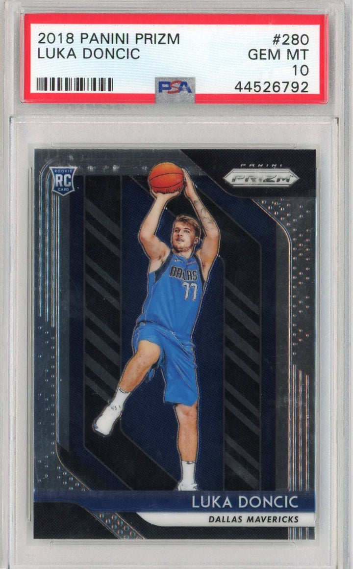 Graded 2018 Panini Prizm Luka Doncic #280 Rookie RC Card PSA 10 Gem