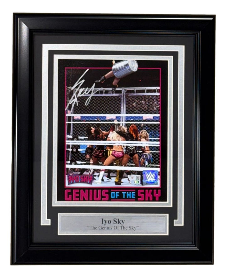 Iyo Sky Signed Framed 8x10 WWE Genius Of The Sky Photo Fanatics