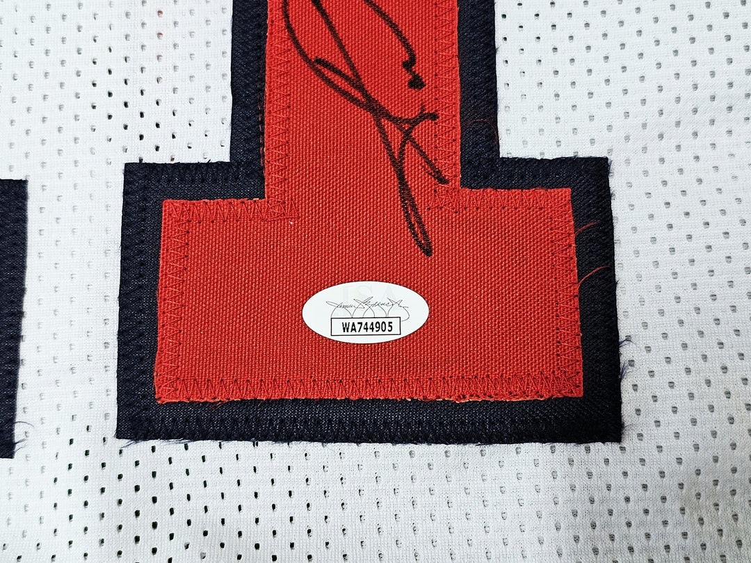 Team USA Karl Malone Autographed Signed White Jersey JSA