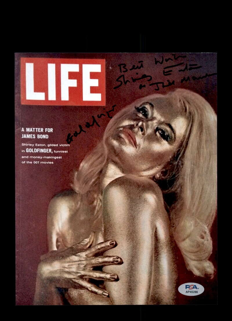 Shirley Eaton PSA DNA Signed 8x10 Photo Autographed James Bond