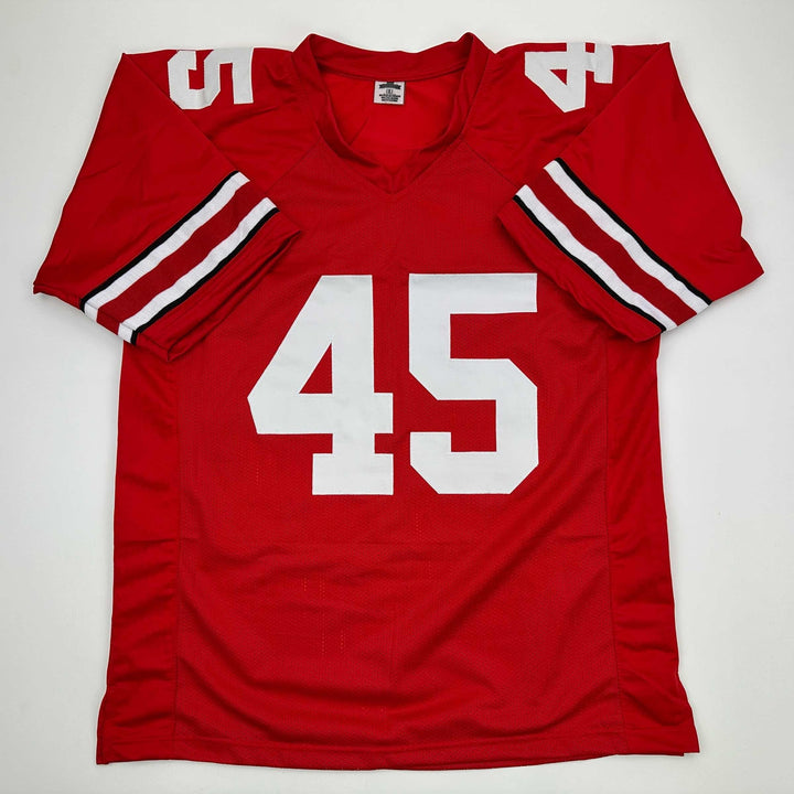 Facsimile Autographed Archie Griffin Ohio State Red Reprint Jersey Size Men's XL