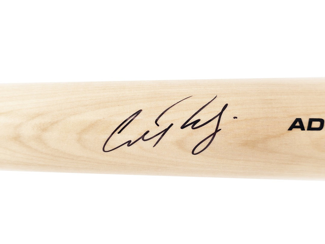 Cal Raleigh Signed Blonde Rawlings Pro Baseball Bat Mariners Fanatics & MLB Holo