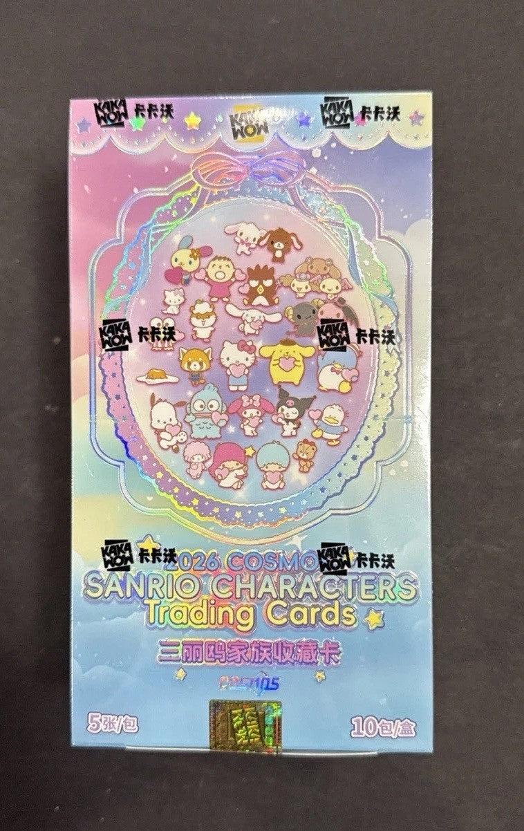 2026 Kakawow Cosmos Sanrio Characters Trading Cards Hobby Box Hello Kitty