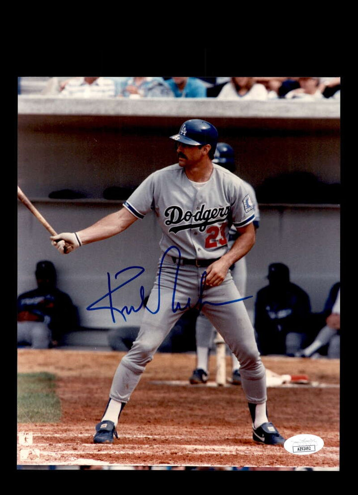 Kirk Gibson JSA Cert Signed 8x10 Photo Autograph Dodgers