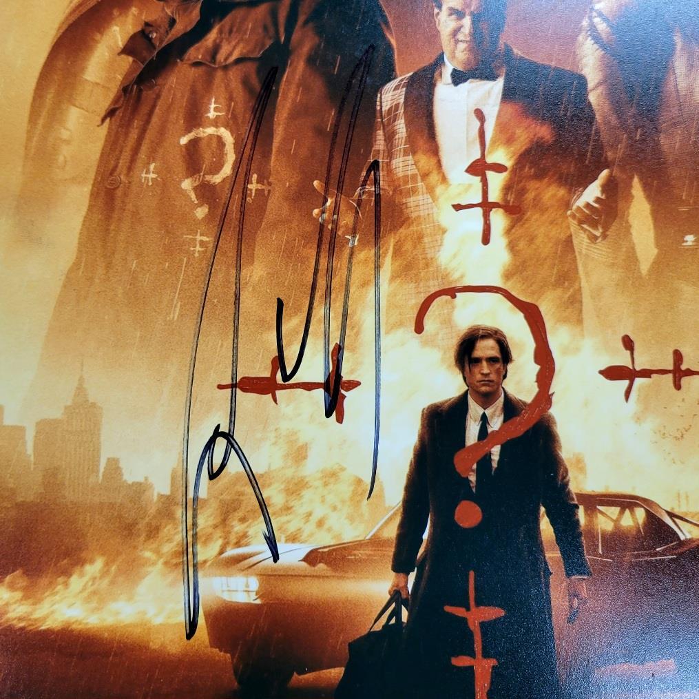 Colin Farrell signed Batman 12x18 photo poster Penguin autograph ~ Beckett BAS