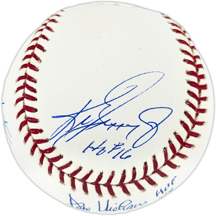 Mariners HOFrs Auto MLB Baseball 4 Sigs Ken Griffey Jr. & Dave Niehaus Beckett