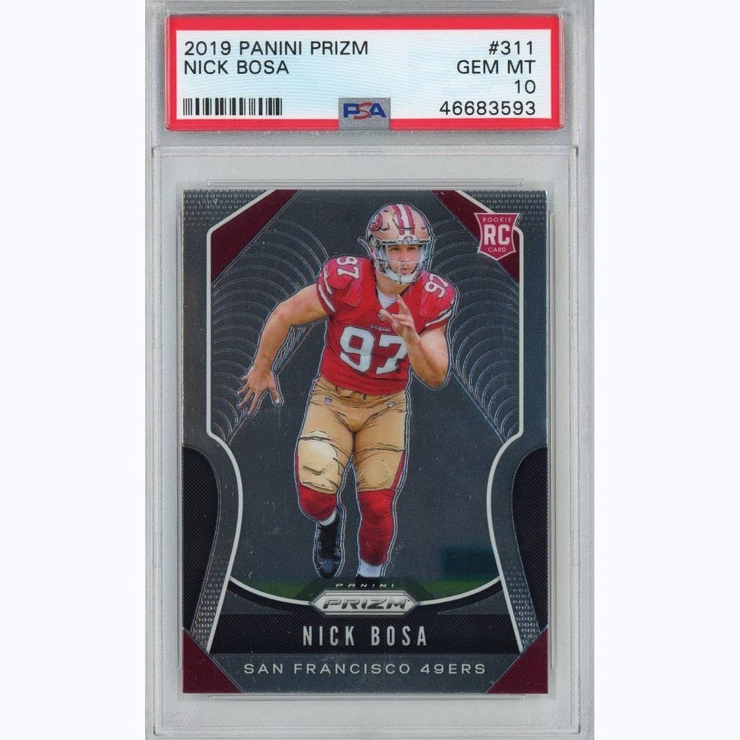 Graded 2019 Panini Prizm Nick Bosa #311 Rookie RC Card PSA 10 Gem Mint
