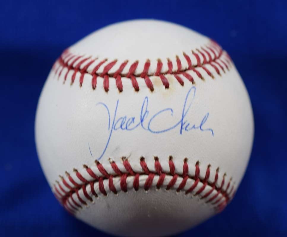 Jack Clark Tristar Coa Autograph Major League OML Signed Baseball
