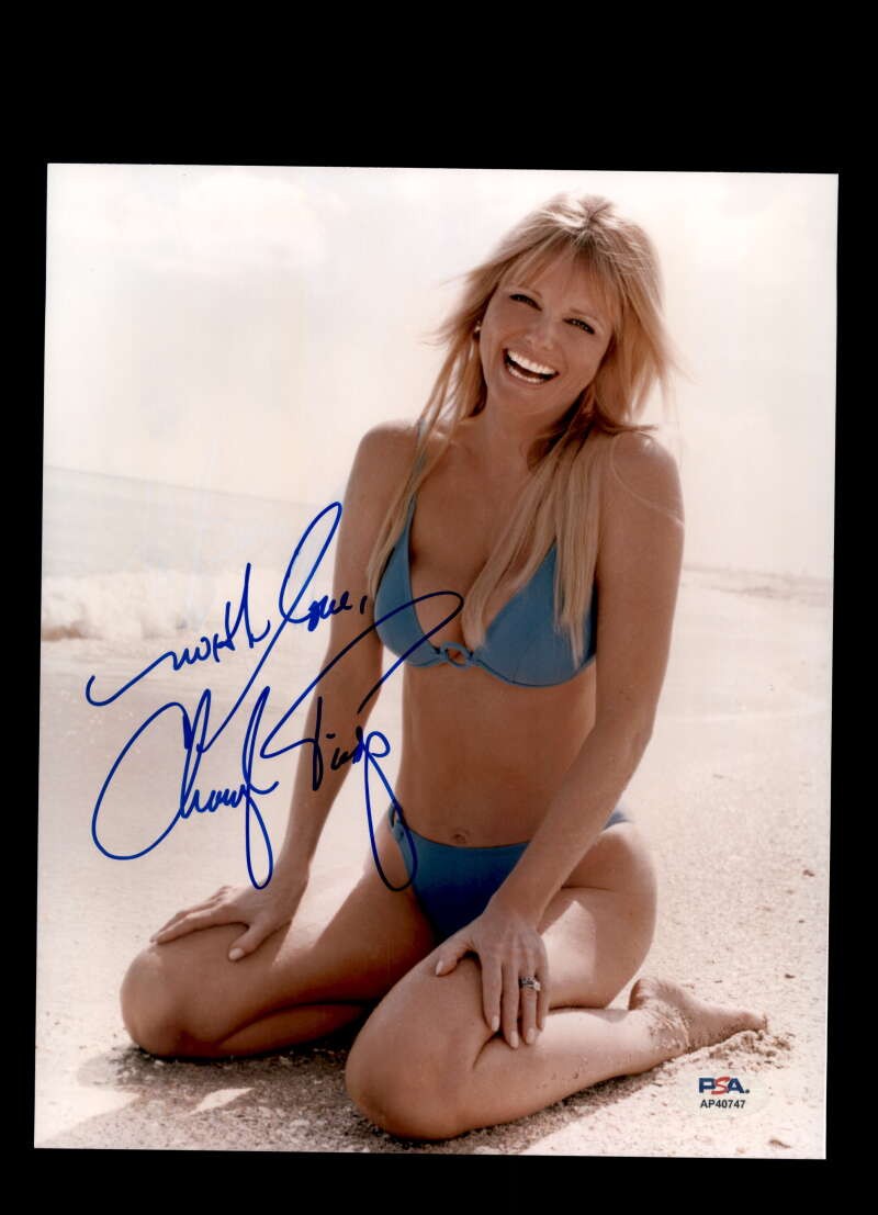 Cheryl Tiegs PSA DNA Coa Signed 8x10 Photo Autograph