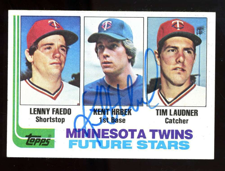 Kent Hrbek Beckett BAS Signed 1982 Topps Future Stars Rookie Autograph